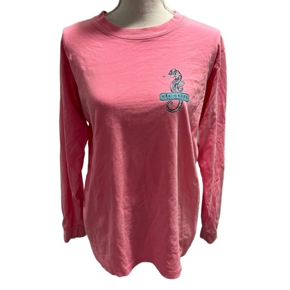 {U.S. Vintage} Destin Florida Long Sleeved Tank - Picture 1 of 3